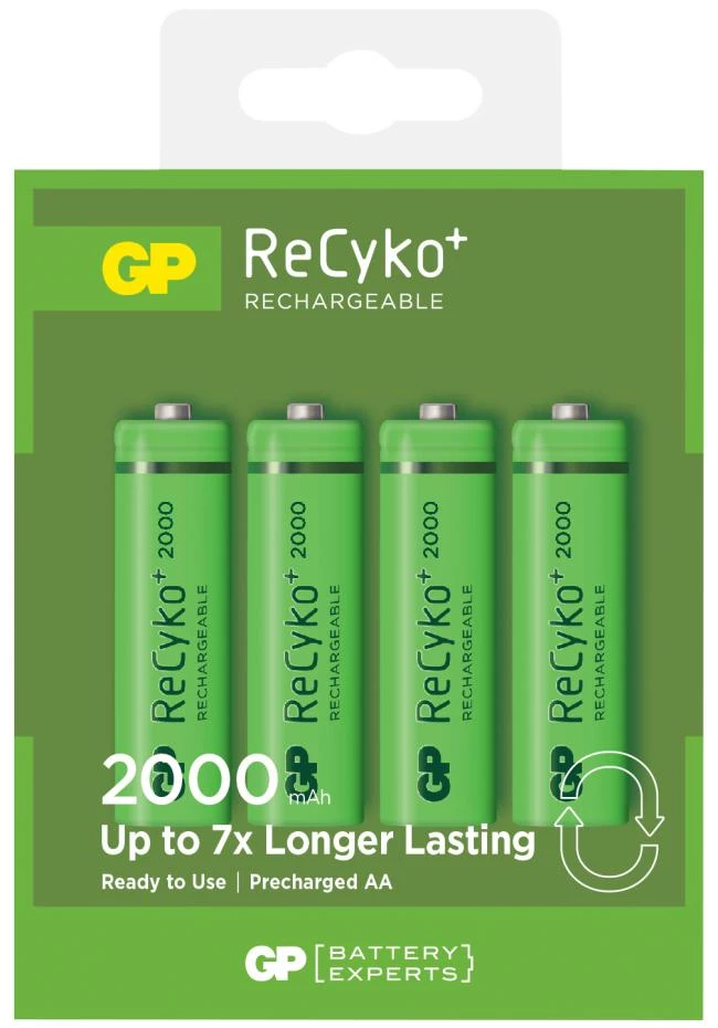 Uppladdningsbart AA-batteri ReCyko