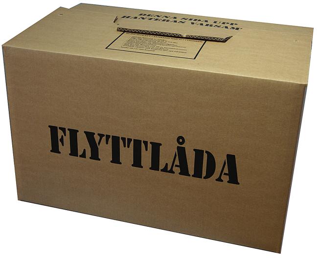 Flyttlåda wellpapp