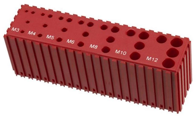 Hållare för insexnycklar och gängtappar