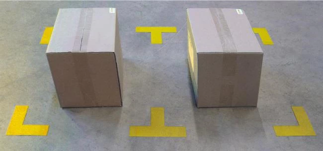 Golvmarkering DuraStripe Hörn och T-hörn