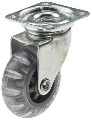 Länkhjul svängbart med platta Inline STRUKTUR