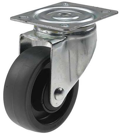 Containerhjul svängbart med platta STRUKTUR