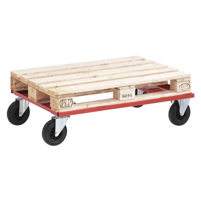 PALLVAGN LÅG RÖD 1200X800MM