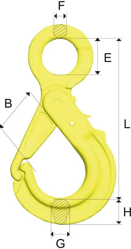Säkerhetskrok typ OBK Gunnebo Lifting