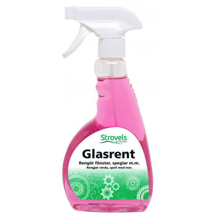 Glasputsmedel Glasrent Strovels