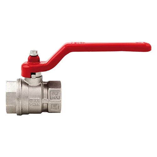 Kulventil med vred och invändig gänga