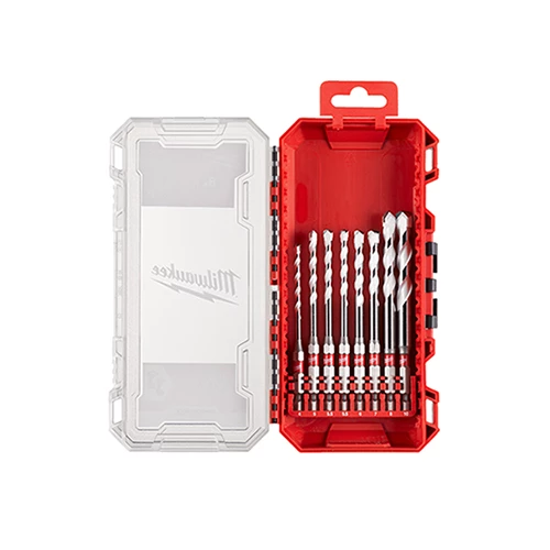 Borrsats med 1/4" fäste