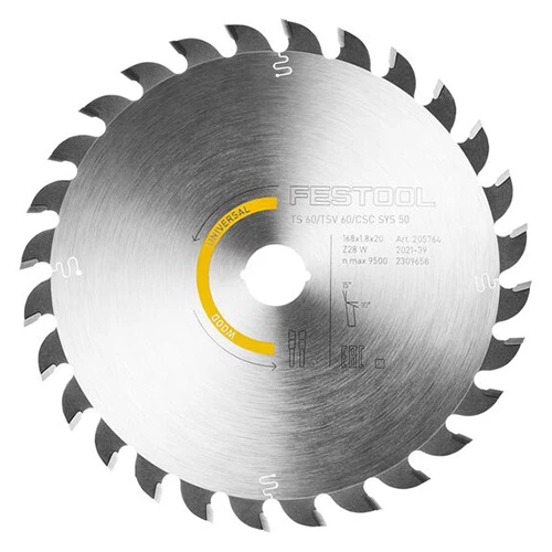 Cirkelsågklinga 168X1,8X20 W28