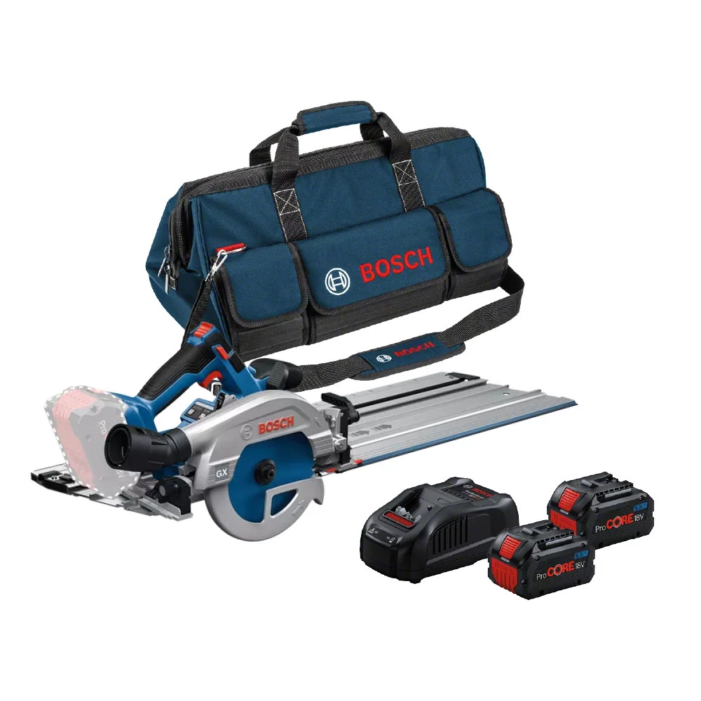 CIRKELSÅGSKIT GKS 18-57-2GX INKL FSN 300X +  2X5,5AH + GAL