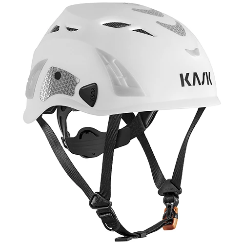 Skyddshjälm KASK Superplasma AQ Hi Viz i vit färg.