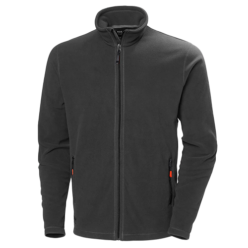Helly Hansen 72097 Microfleecejacka Oxford i den mörkgrå färgen 970 Dark Grey.