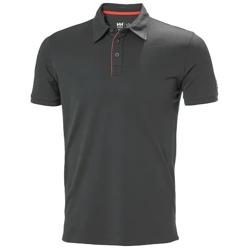 Helly Hansen Pikétröja Tech Polo i färgen 951 Ebony.