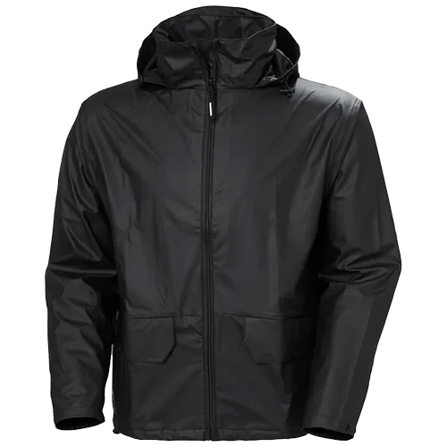 Helly Hansen 70180 Voss Regnjacka i den svarta färgen 990 Black.