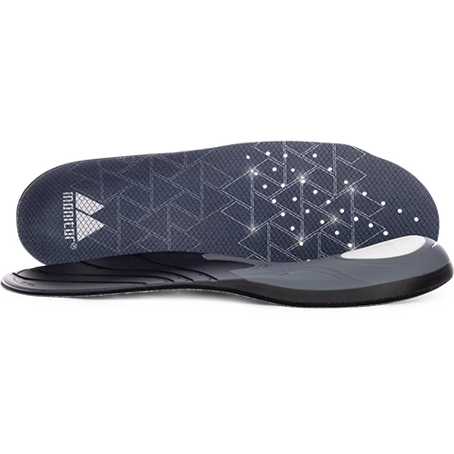 Monitors iläggssula Optimus lows ovansida och undersida.