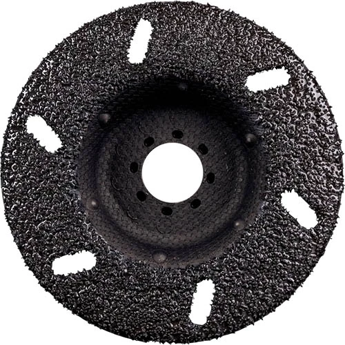 Pferd Slipskiva CC-Grind View med hål, undersidan.