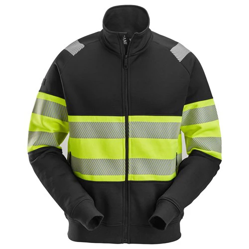 Varseltröja med dragkedja High Vis 2834