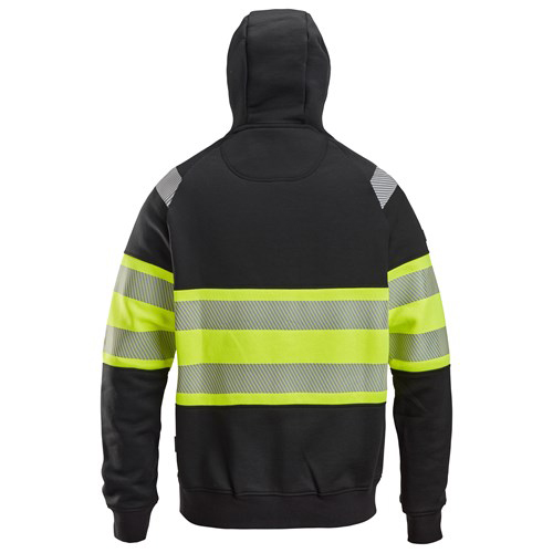 Varselhuvtröja med dragkedja High-Vis 2838