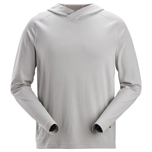 Snickers 2456 Huvtröja Stay Fresh i den grå färgen 2900 Isgrå (Ice grey).