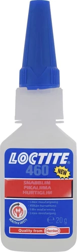 Mindre 20ml flaska med snabblim 460 från Loctite.