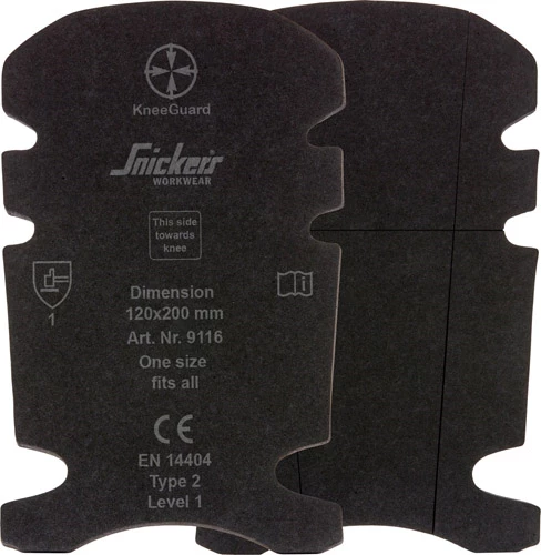 ProtecWork Flamskyddat Knäskydd 9116 i 2-pack från Snickers.