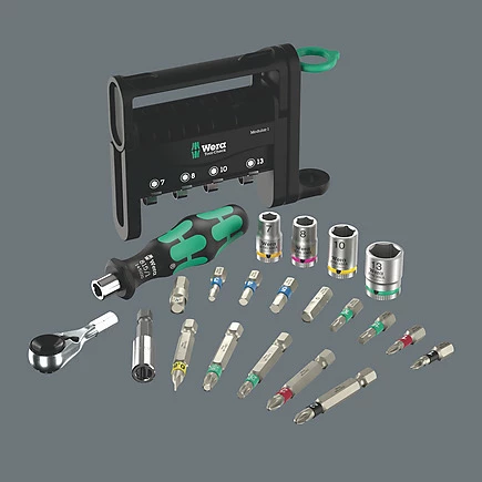 Bits- och hylssats Tool-Check Modular