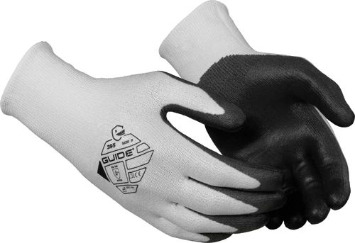 Skärskyddshandske Huide 395 handflatedoppad i PU.