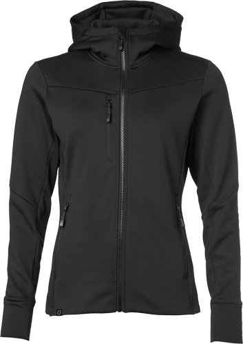 South West Trace Powerfleece Dam i svart.