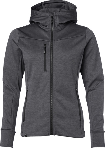 South West Trace Powerfleece Dam i den grå färgen graphite.
