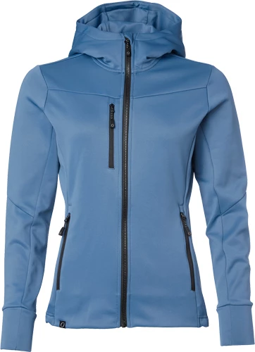 South West Trace Powerfleece Dam i den blå färgen petrol blue.