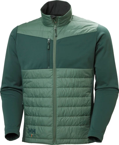 Helly Hansen Hybridjacka Oxford i färgen 474 Spruce/Darkest Spruce.