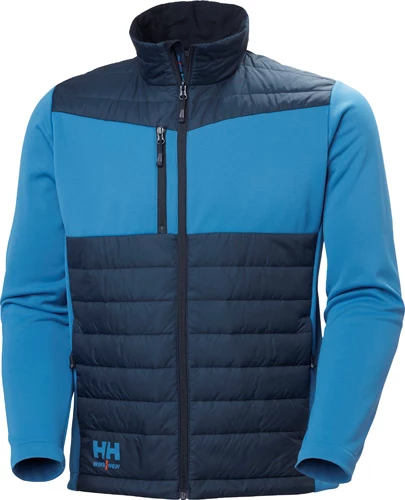 Helly Hansen Hybridjacka Oxford i färgen 595 Navy/Stone Blue.