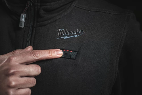 Detaljbild på Milwaukee Värmeväst M12 HPVLB3-0 Hexon - Herr.