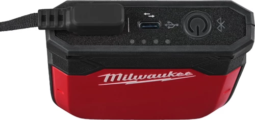 Milwaukees Strömkälla med USB-C-kontakt och anslutningskabel till värmekläder M12.
