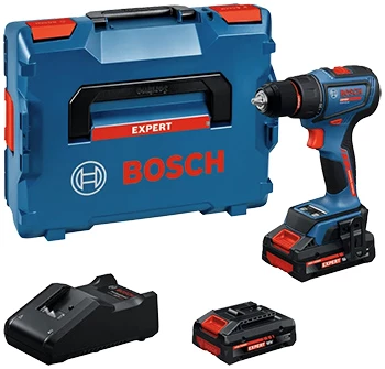 Bosch Skruvdragare 18V EXSR18V-90 ExpertMed 2st batterier och laddare i L-BOXX.