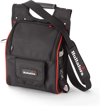 Verktygsficka elektriker med axelrem och 21 fickor