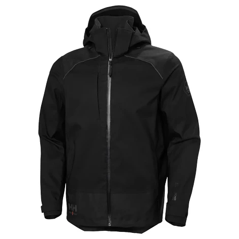 Helly Hansen 71141 Chelsea Evo 2.0 Vattentät Skaljacka framifrån i svarta färgen 993 Black.