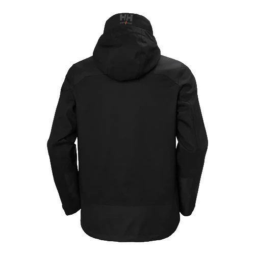 Helly Hansen 71141 Chelsea Evo 2.0 Vattentät Skaljacka bakifrån i svarta färgen 993 Black.