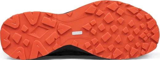 Sulan på Skyddssko Revo 3 Air Low i färgen svart/orange.