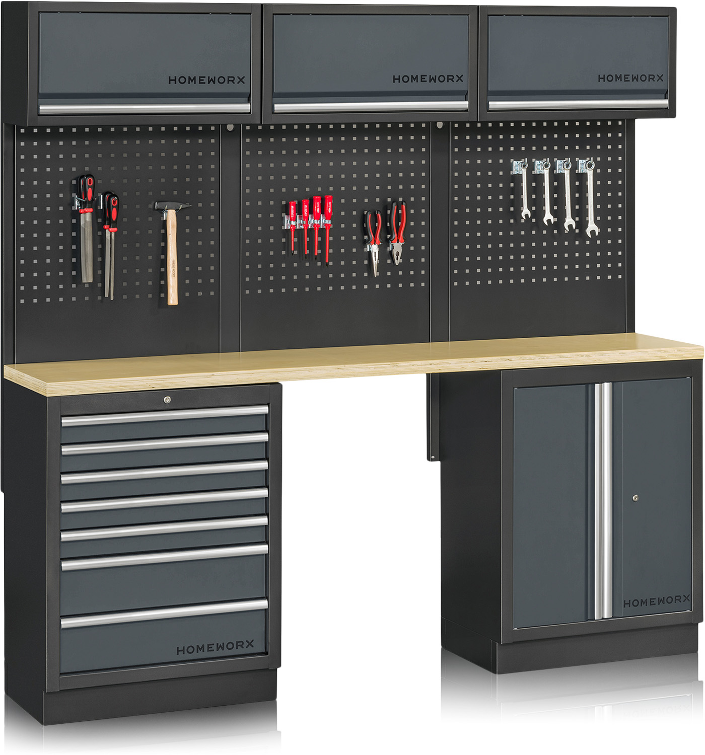 Garageinredning Homeworx Easy Grey