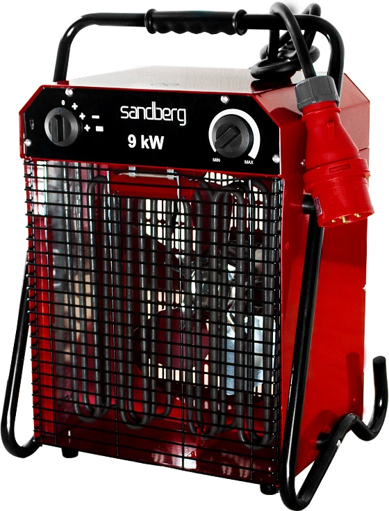 Byggvärmefläkt 9 kW från Sandberg.